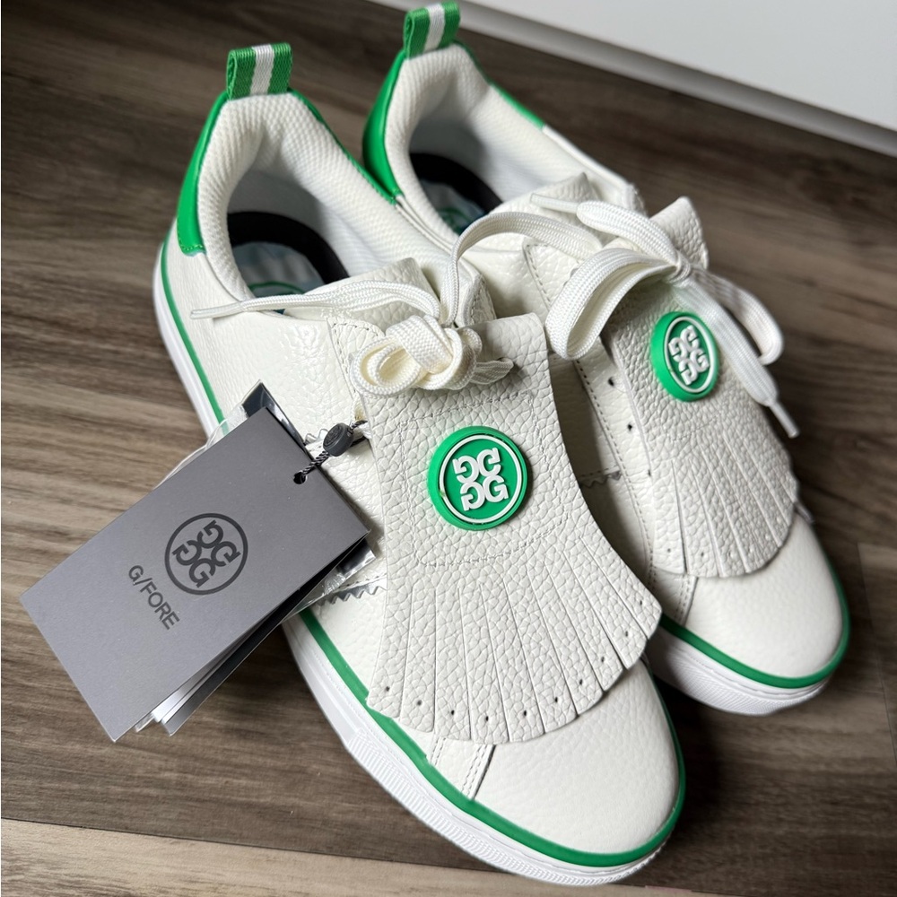 G/FORE Women’s Kiltie Disruptor Golf Shoes, White / Green, Size 10.5, NO BOX